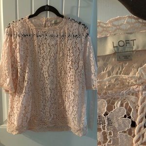 Blush Lace Top